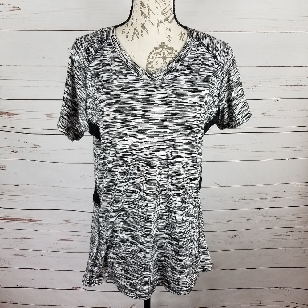 Game Time V-Neck Short Sleeve Shirt Top XL